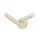 Wandkapstok 2 haken Beige