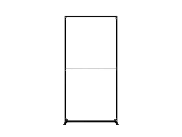 FlexFrame Modulair systeem beurswand 100x200cm Zwart frame
