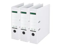 Leitz 180° Ordner 1010 80mm A4 PP Wit 3 stuks