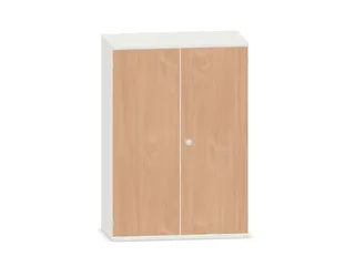 kantoorkast,HxBxD 1150x800x430mm,decor romp wit,decor front beuken - 1