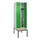locker met bank,HxBxD 2120x600x815mm,2vak,vak B 300mm,draaigrendel