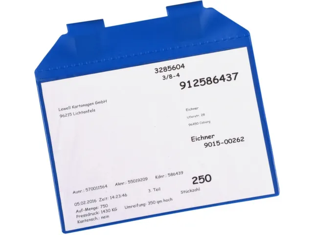 insteekhoes,DIN A5,liggend,HxB 150x215mm,m. magneet,kunststof,blauw