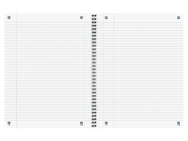 Spiraalblok Oxford Origin A4+ lijn 70vel grijs