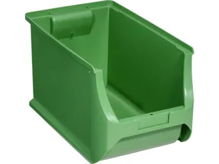 magazijnbak,HxBxD 200x205x355mm,PP,groen - 1