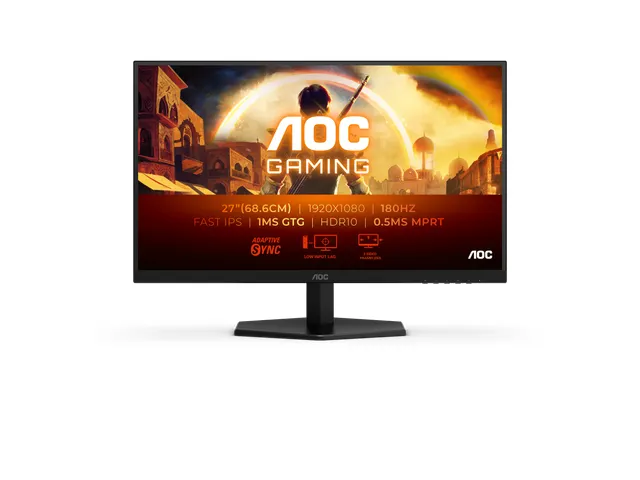 AOC G4 27G42E Monitor 27 Inch 1920 x 1080 Pixels Full HD LCD Zwart
