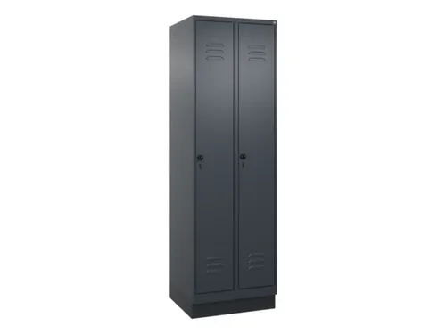 locker voor scheiding van kleding,HxBxD 1950x600x500mm,2vak