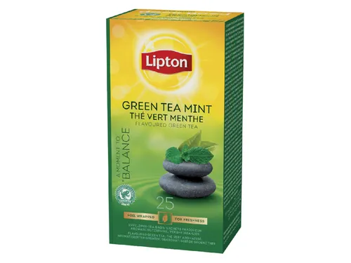 Thee Lipton Balance green tea mint 25x1.5gr