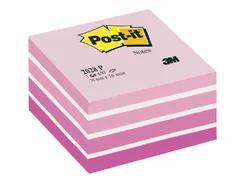 Memoblok 3M Post-it 2028 76x76mm kubus pastel roze
