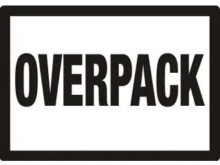 Etiket OVERPACK 1000 etiketten Rol 105x74mm - 1