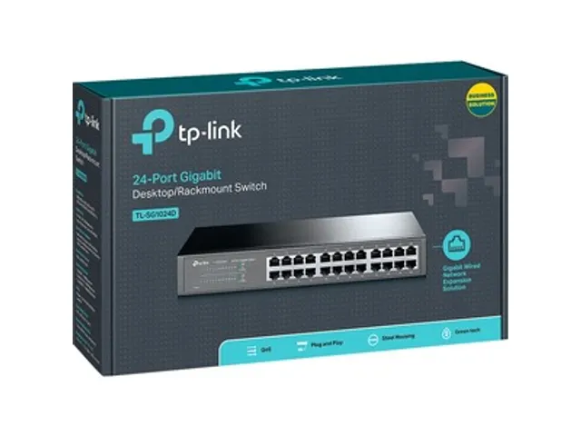 24-Poorts Gigabit ECO-Switch 19IN