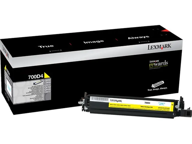 70C0D40 Lexmark 700D4 CS/CX developer geel 40.000pagina's