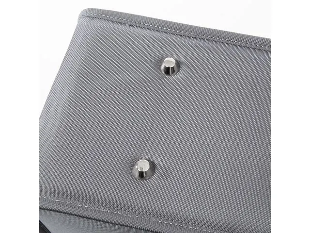 Bureautas Sigel voor hybride werken Premium M donkergrijs 360x280x150