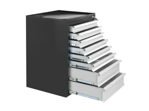 ladekast,HxBxD 900x710x550mm,8lade(n),volledig uittrekbaar