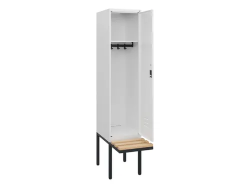locker met bank,HxBxD 1950x400x815mm,1vak,vak B 400mm,cil.-slot