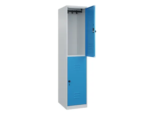 dubbeldekse locker,HxBxD 1850x400x500mm,1x2vak.,vak B 400mm