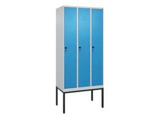 locker voor scheiding van kleding,HxBxD 2120x900x500mm,3vak - 1