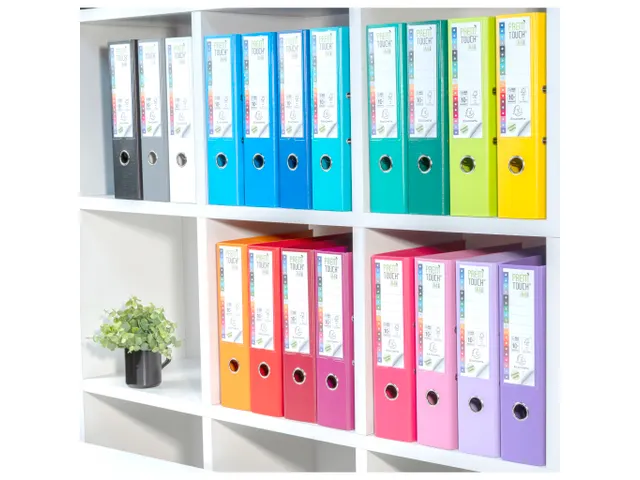 Ordner PP Prem'Touch A4maxi 80mm lila