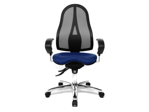 Topstar bureaustoel Sitness 15 met permanent-contactmechanisme Blauw