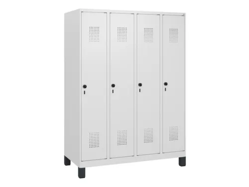 schoollocker,HxBxD 1630x1200x500mm,4vak,vak B 300mm,draaigrendel