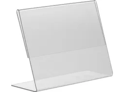 Kaarthouder Budget L-Standaard A6 1,5mm Liggend Acryl set 10 stuks