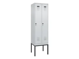 locker,HxBxD 2120x600x500mm,2vak,vak B 300mm,draaigrendel - 2