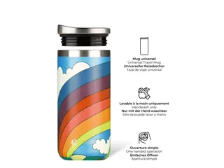 Thermosbeker Les Artistes Paris reisbeker 500ml Rainbow - 2