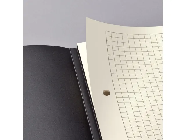 Bloc correspondance Sigel CONCEPTUM softcover A5 noir quadrillé