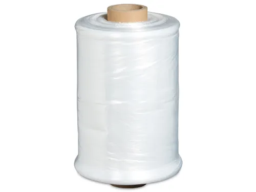 Voorgerekte machine stretchfilm 8 µm 30% rek transparant 430mmx3000m