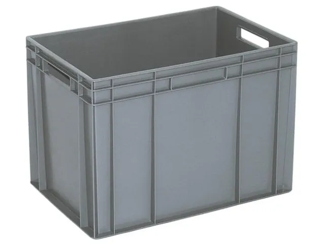 Euronorm Stapelkrat Hxlxb 410x600x400mm 83liter Grijs