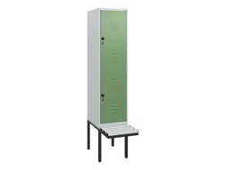 Dubbeldekse dekenkist,HxBxD 1950x400x815mm,1x2vak.,vak B 400mm