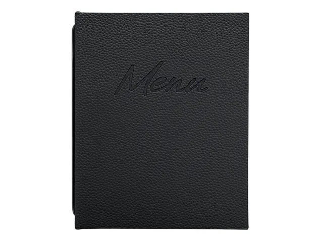Porte-menu Securit Signature A5 noir