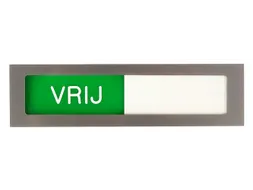 Infobord Deurbordje Niet Storen Groen Rood 150x40mm