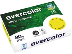 Gerecycleerd Kopierpapier Evercolor 80 Gram A4 Citroen Geel