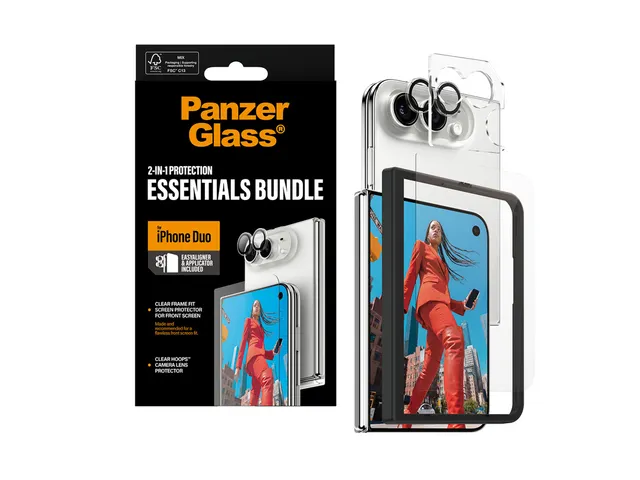 PanzerGlass PG06532, Apple, iPhone Duo, Krasbestendig, Transparant, 2