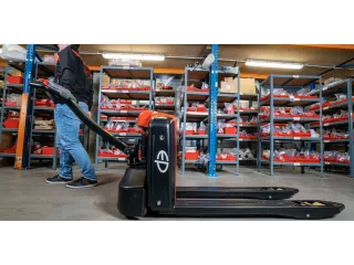 Elektrische palletwagen,draagverm. 1800kg,vork L 1150mm - 10