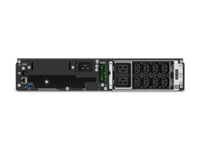 APC Smart-UPS On-Line SRT3000RMXLI Noodstroomvoeding - 3kW/VA, 8x C13