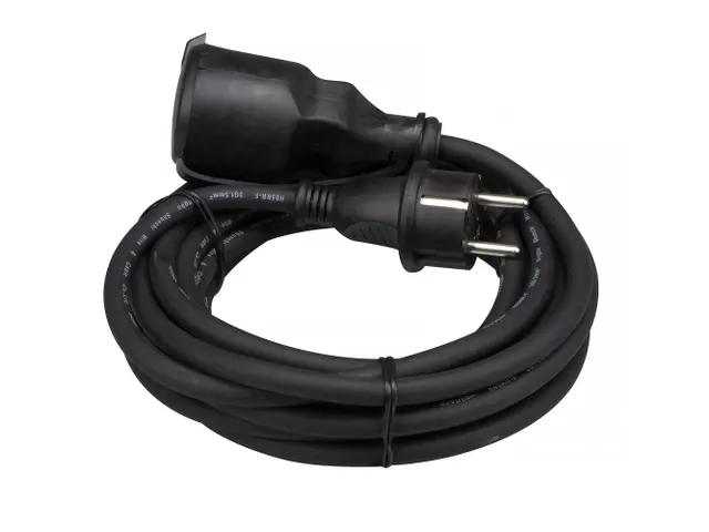 Rubber Verlengkabel - 5 M - 3g1.5 - Penaarde IP44