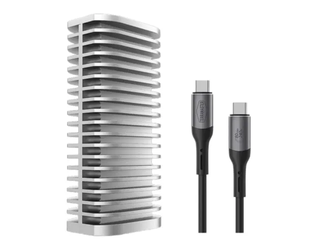 TerraMaster D1 SSD Pro Externe Behuizing voor M.2 SSD USB4 v2 80 Gbps