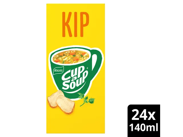 Cup a Soup Knorr kip 140ml Soep 24 zakjes