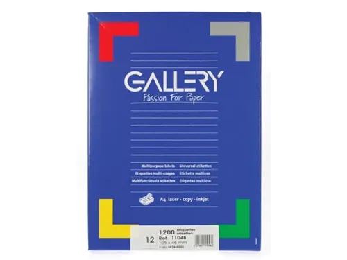 Gallery Witte Etiketten 105x48 mm