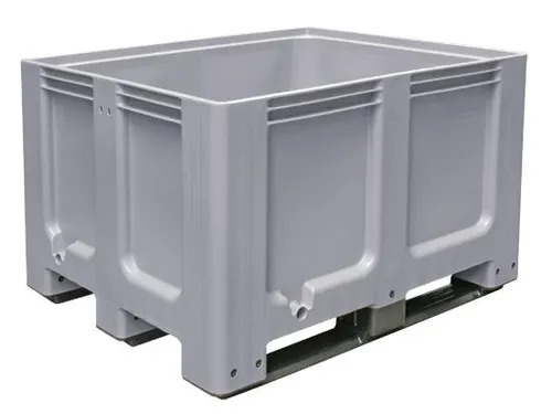 Stapelcontainer Hxbxd 760x1200x1000mm 610 Liter 3Sledepoten Antraciet