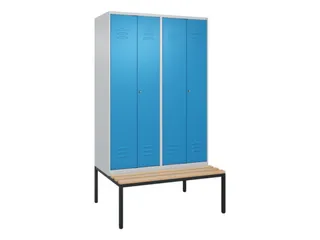 locker voor scheiding van kleding,HxBxD 2120x1200x815mm,4vak - 1
