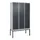 locker,HxBxD 2120x1200x500mm,3vak,vak B 400mm,cil.-slot,voetonderstel