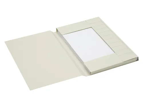 Dossiermap Secolor folio 3 kleppen 225gr grijs