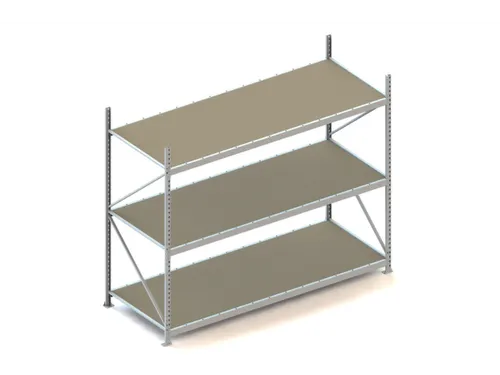 Breedvakstelling Basisveld Hxbxd 2200x2707x1050mm 3 Houten Legborden