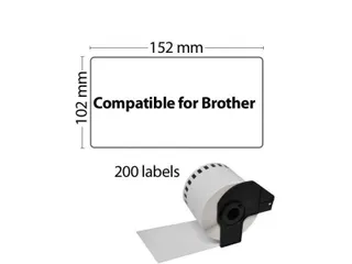 Etiket Dk-11241 102x152mm Groot Logistiek Verzendlabel 200 Stuks - 2