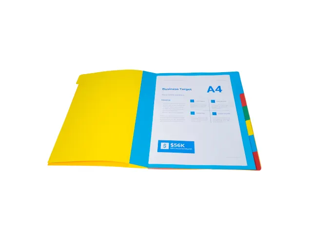 Sorteermap Harmonika 7 vak ass