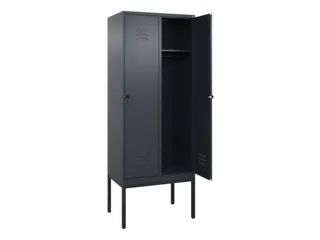 locker,HxBxD 2120x800x500mm,2vak,vak B 400mm,draaigrendel - 2