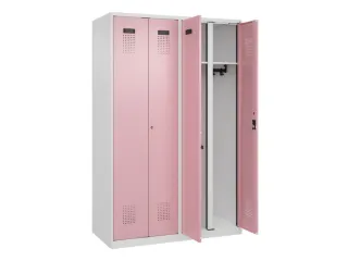 locker voor scheiding van kleding,HxBxD 1850x1200x500mm,4vak - 1