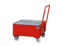 Mobiele Opvangbak Hxbxd 615X800X800Mm 1X200L Staand Ral3000